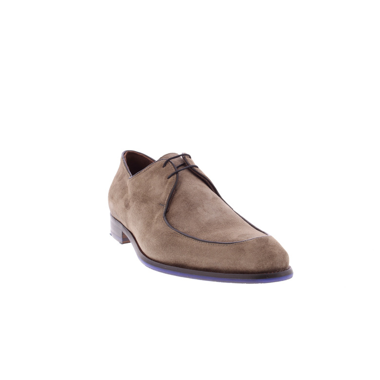 Floris Van Bommel veterschoenen taupe 2