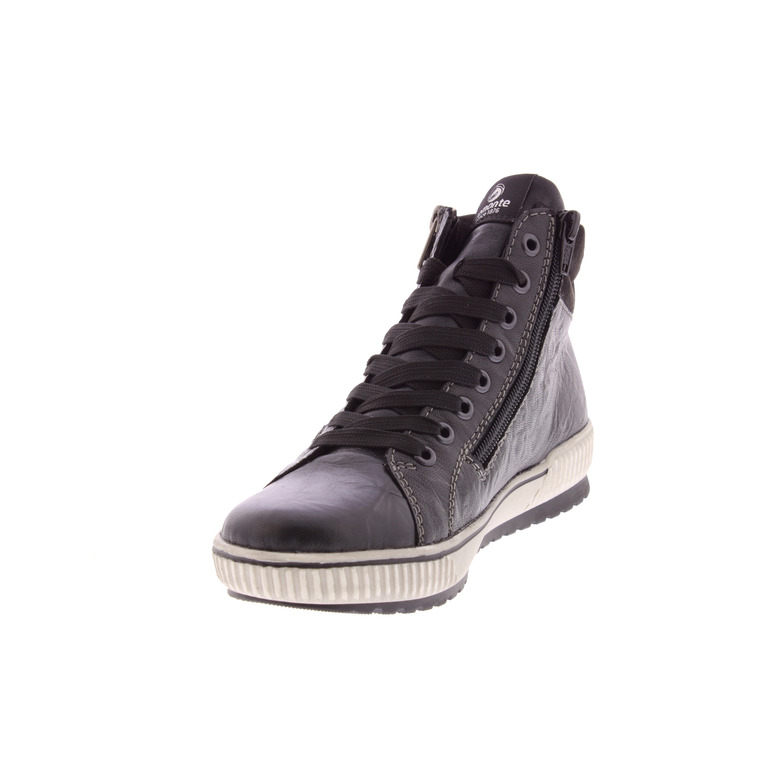 Remonte veterschoenen zwart 3