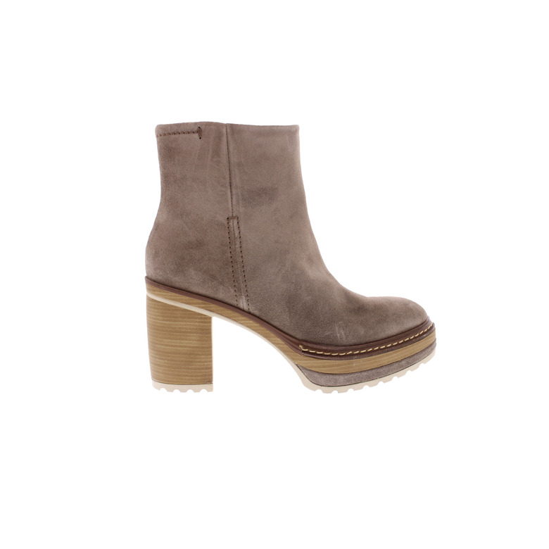 Pons Quintana enkellaarsjes taupe