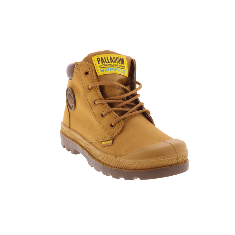 Palladium hoge schoenen cognac 2