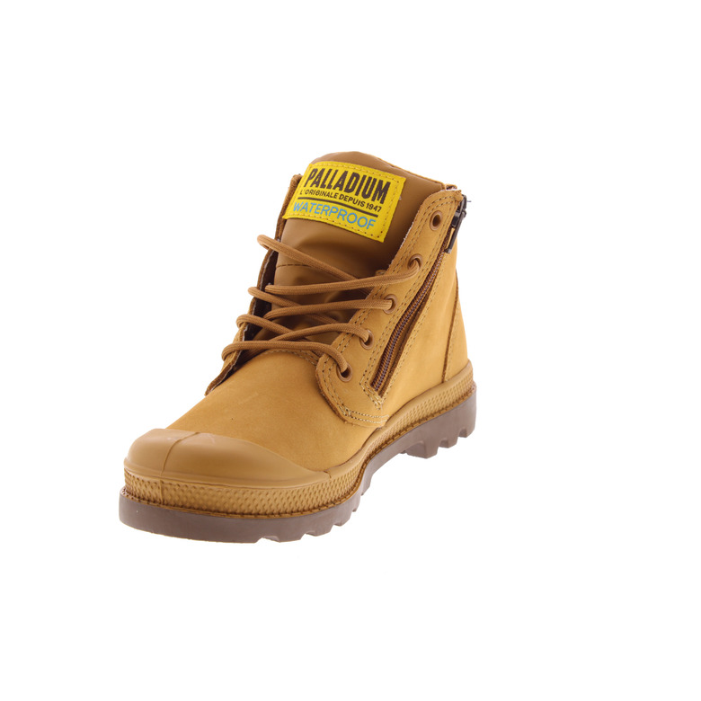 Palladium hoge schoenen cognac 3