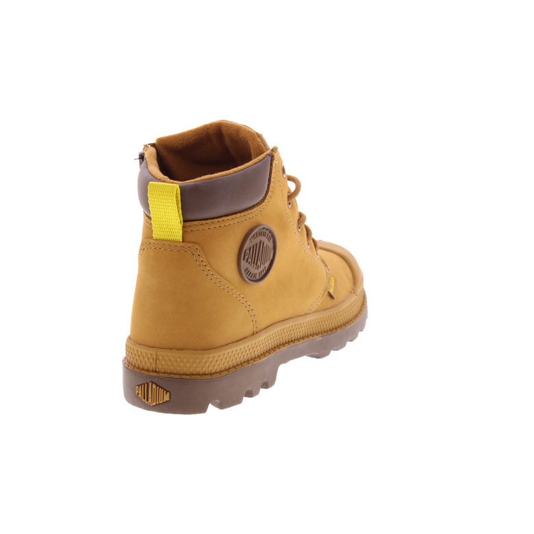 Palladium hoge schoenen cognac 4