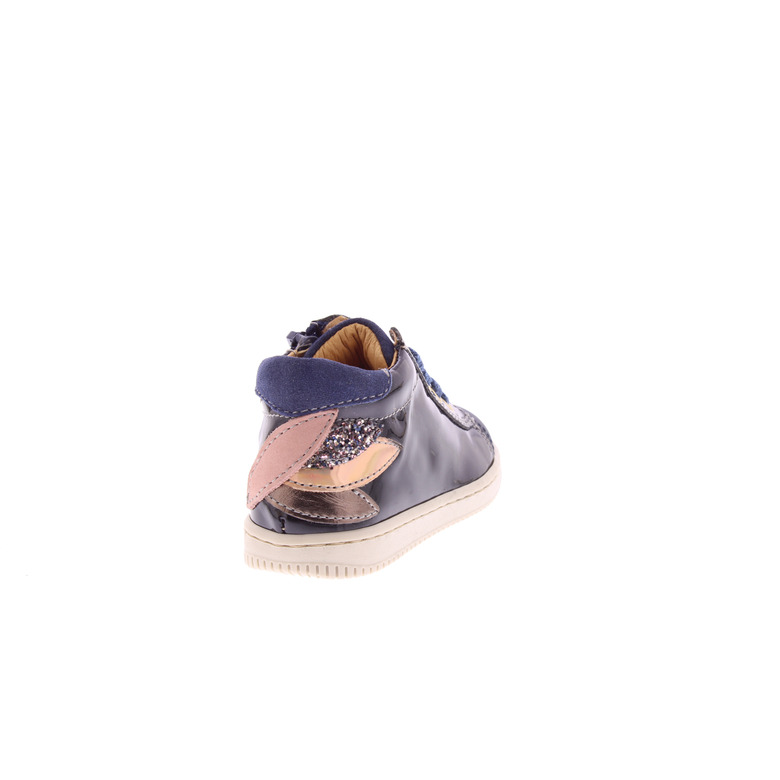 Babybotte veterschoenen blauw 4