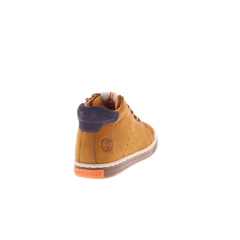 Babybotte chaussures à lacets cognac 4