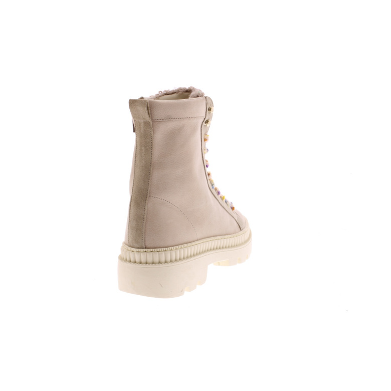 Meline enkellaarsjes beige 4