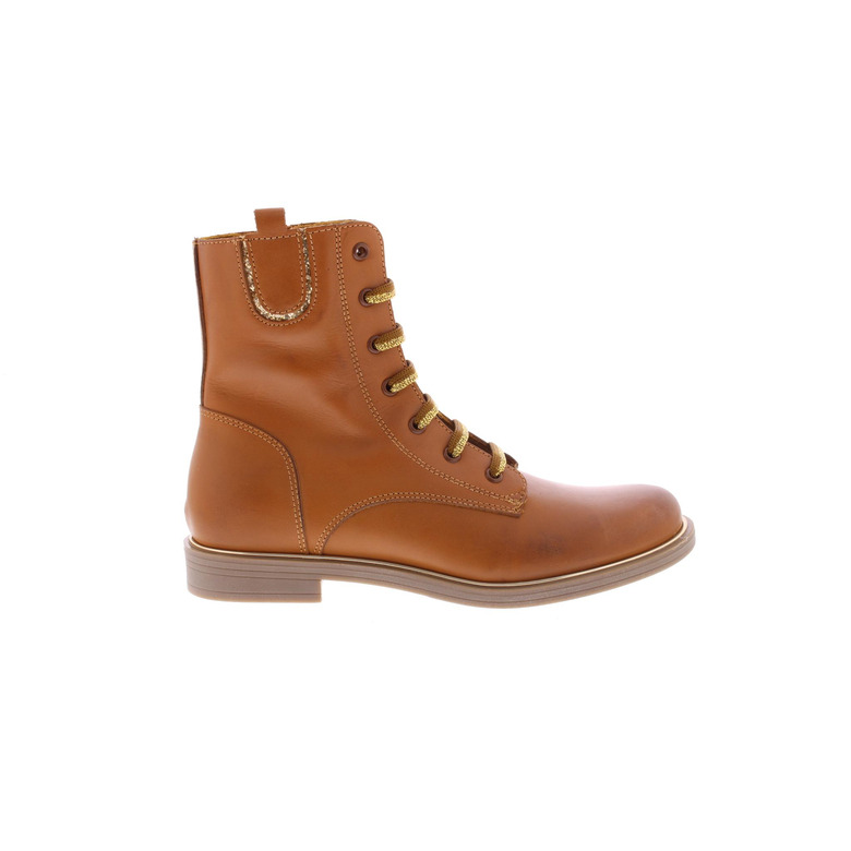 Stones And Bones hoge schoenen cognac