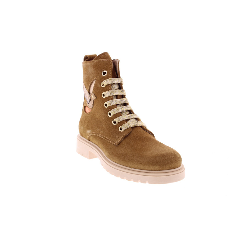 Bana & Co hoge schoenen cognac 2
