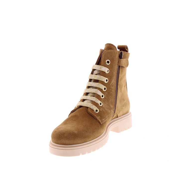 Bana & Co hoge schoenen cognac 3