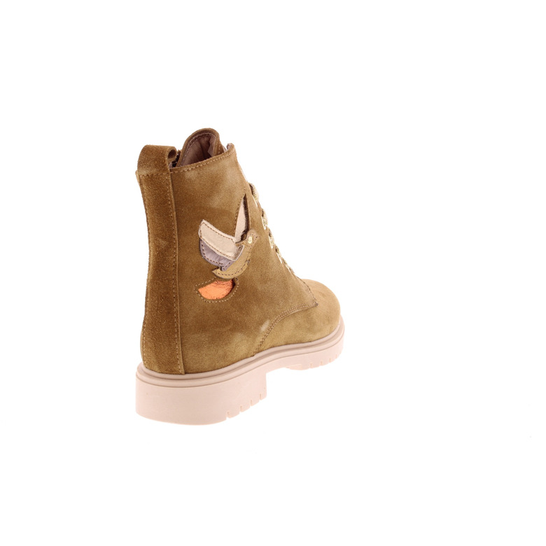 Bana & Co hoge schoenen cognac 4