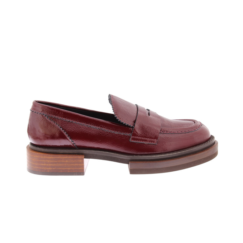 J.hay mocassins & loafers bordeaux