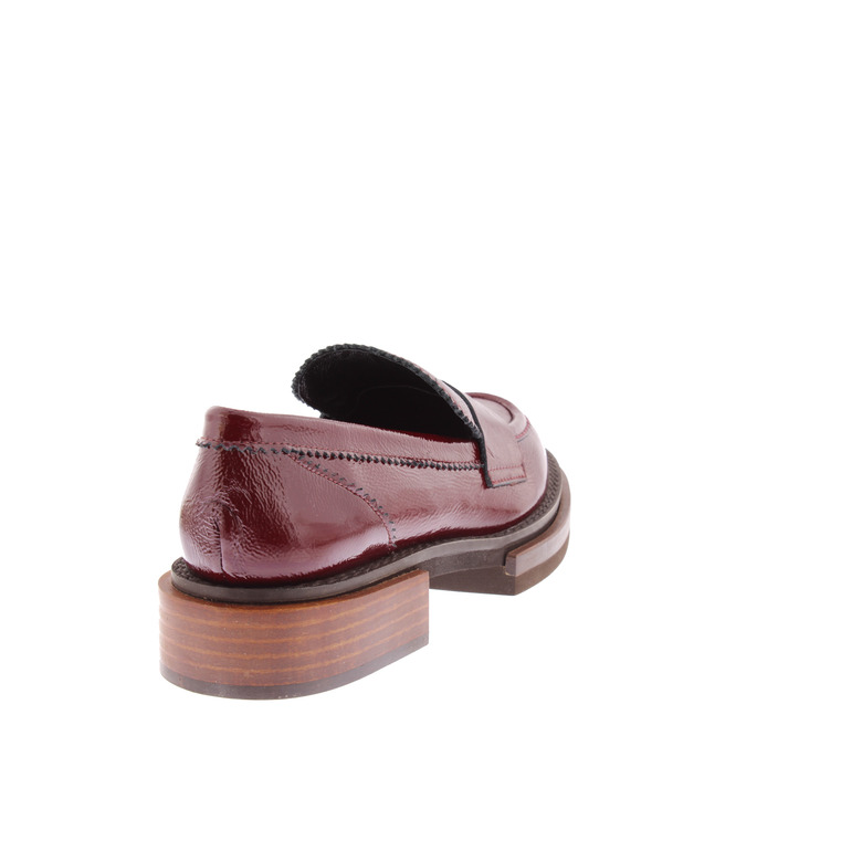 J.hay mokassins & halbschuhe bordeaux 4