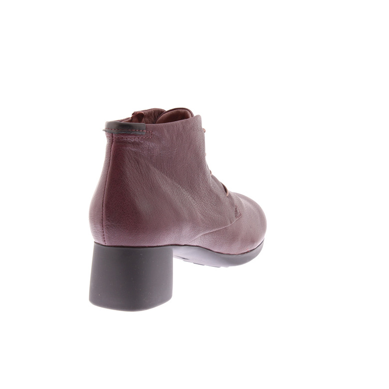 Think! chaussures à lacets bordeaux 4