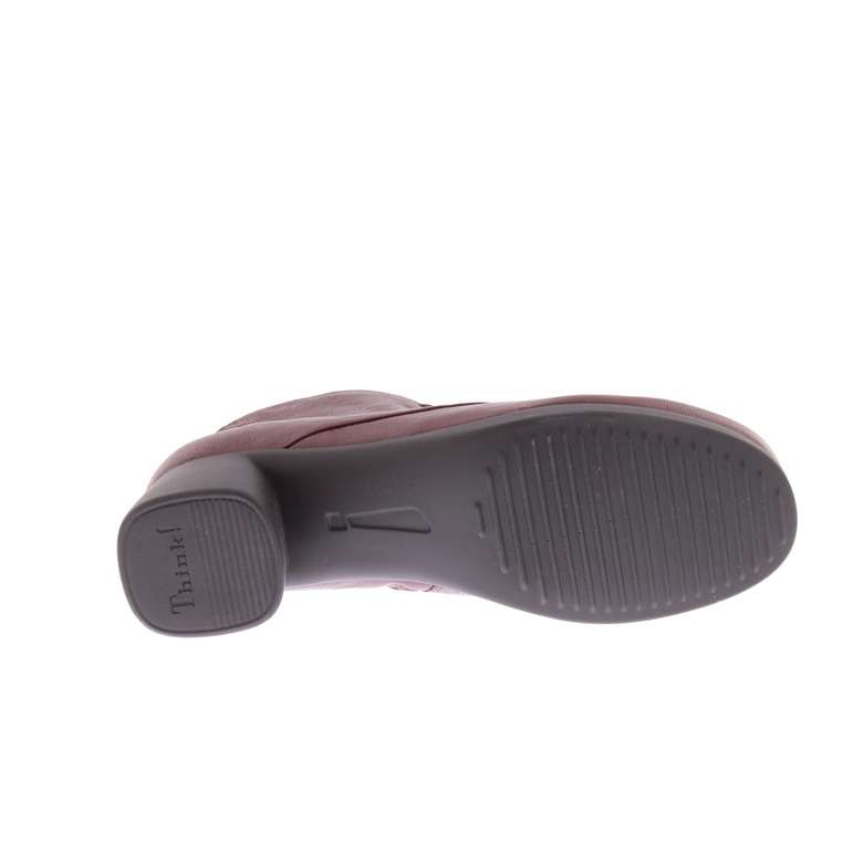 Think! chaussures à lacets bordeaux 5