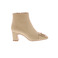Lola Cruz enkellaarsjes beige 1