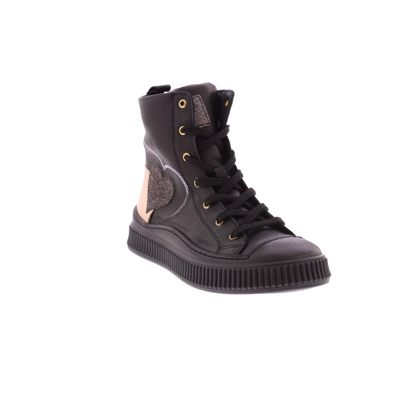 Little David hoge schoenen zwart 2