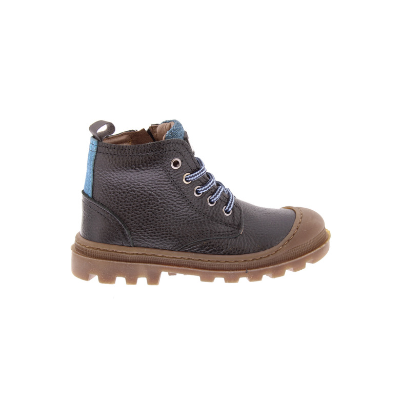 Poldino hoge schoenen zwart 1