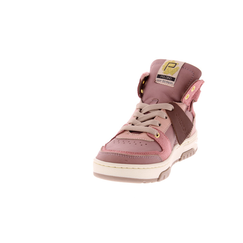 Poldino hoge schoenen roze 3