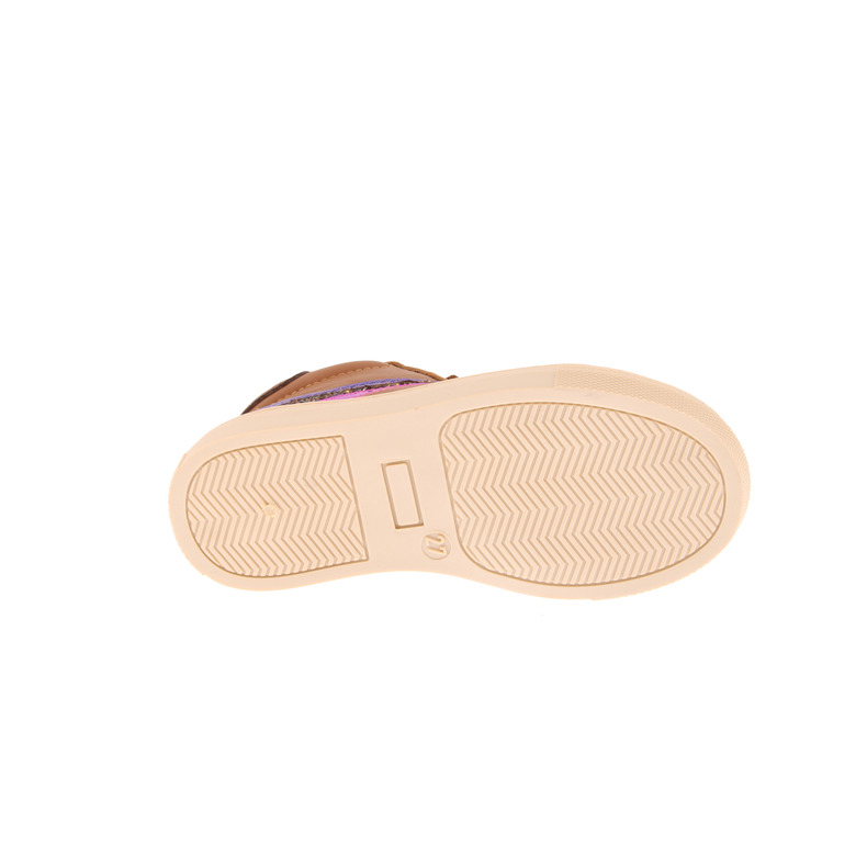 Poldino hoge schoenen cognac 5