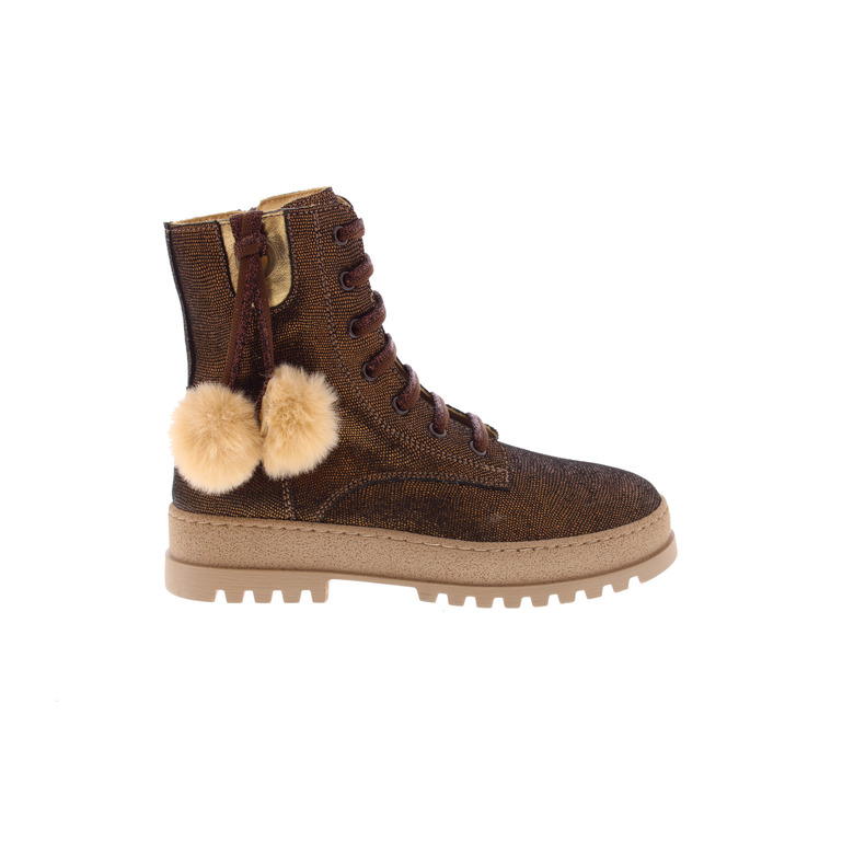 Stones And Bones hoge schoenen bruin