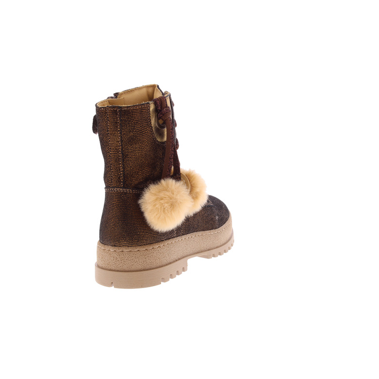 Stones And Bones hoge schoenen bruin 4