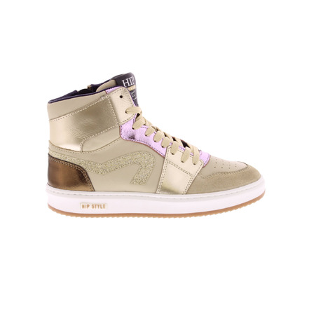 Hip hoge schoenen beige