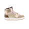 Hip hoge schoenen beige