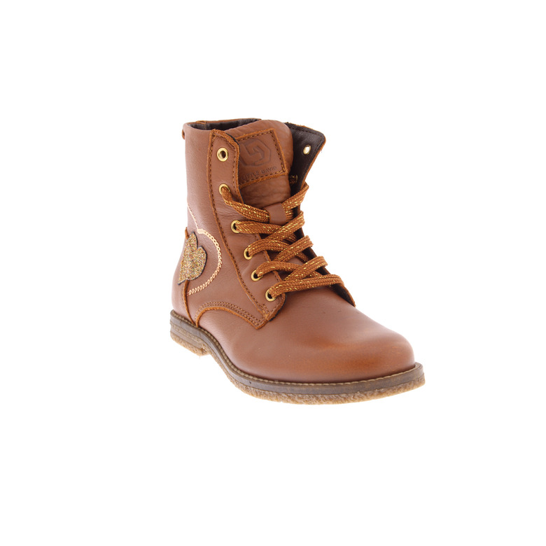 Little David hoge schoenen cognac 2