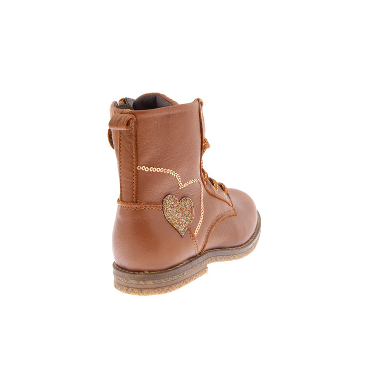 Little David hoge schoenen cognac 4