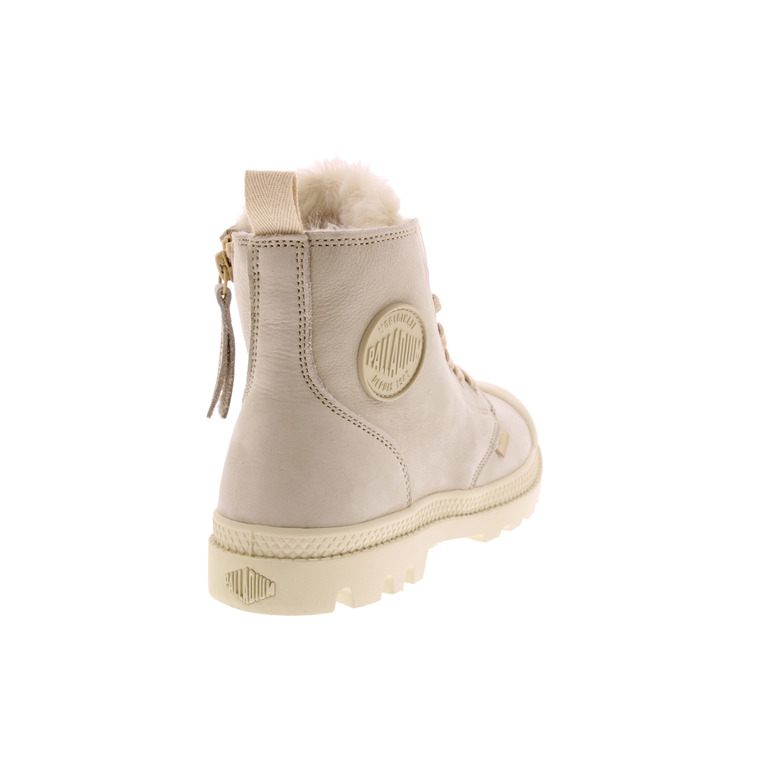 Palladium schnürschuhe beige 4