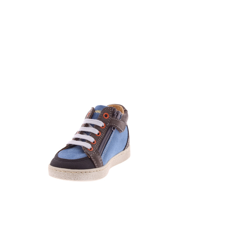 Babybotte veterschoenen blauw 3