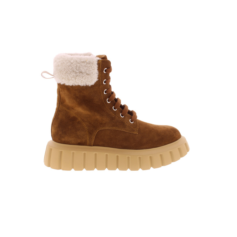Voile Blanche veterschoenen cognac 1