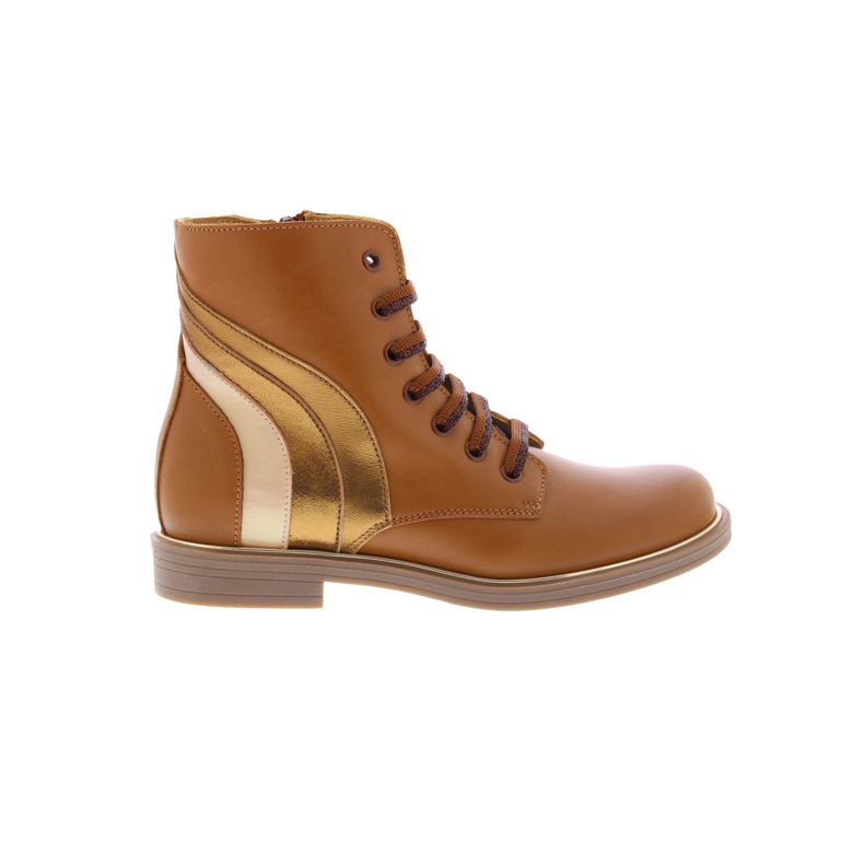 Stones And Bones hoge schoenen cognac