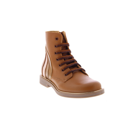 Stones And Bones hoge schoenen cognac