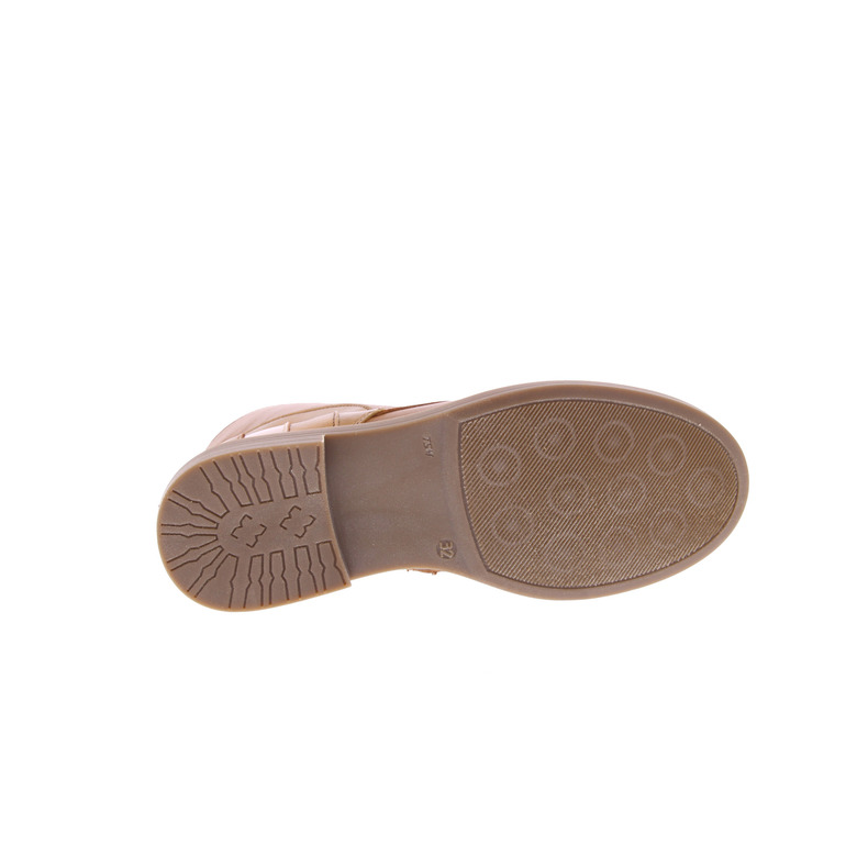 Stones And Bones hoge schoenen cognac 5