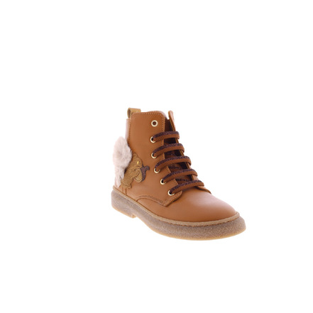 Stones And Bones hoge schoenen cognac