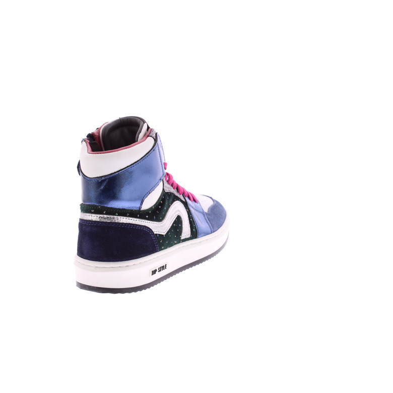 Hip hohe schuhe blau 4