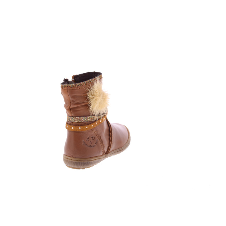 Little David hoge schoenen cognac 4
