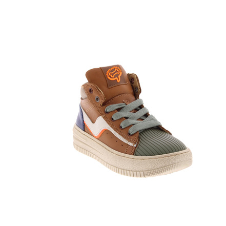 Stones And Bones hoge schoenen cognac