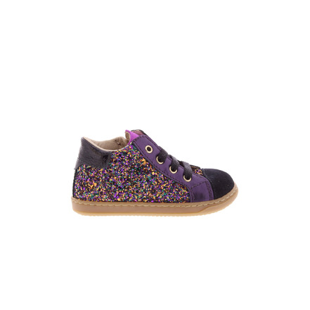 Beberlis veterschoenen zwart