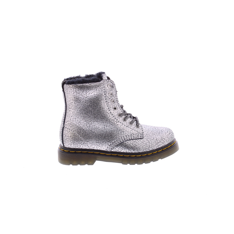 Dr Martens hoge schoenen zilver