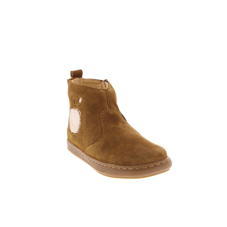 Shoopom hoge schoenen cognac 2