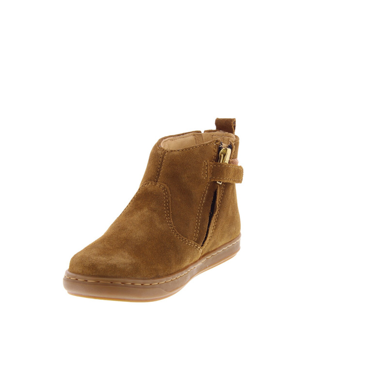 Shoopom hoge schoenen cognac 3