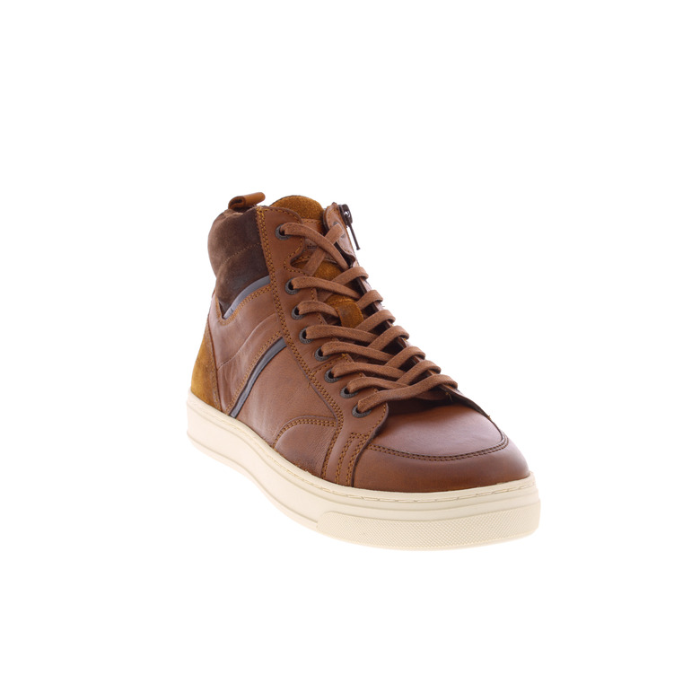 Redskins high shoes cognac 2