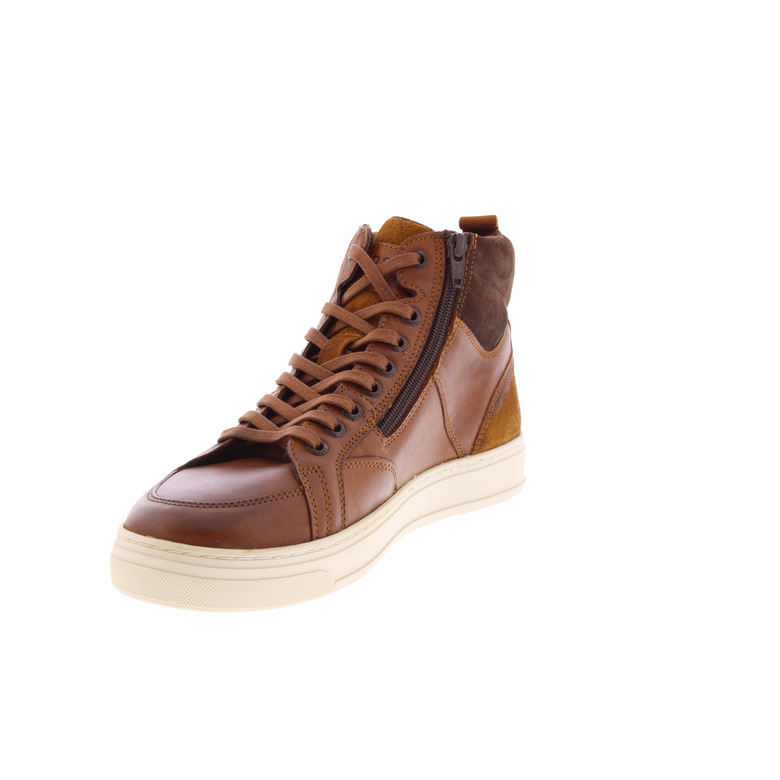 Redskins high shoes cognac 3