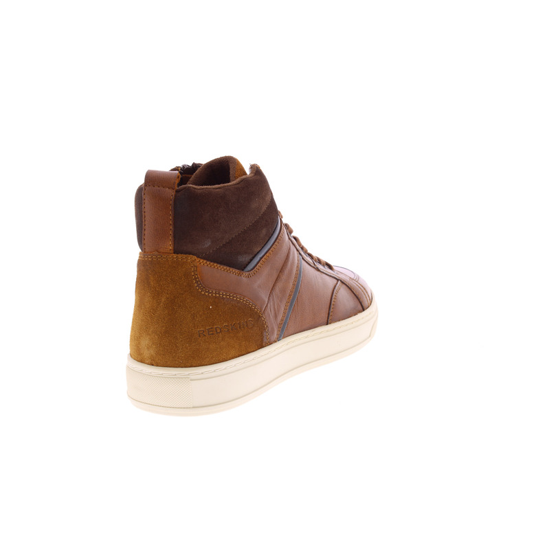 Redskins high shoes cognac 4
