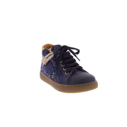 Babybotte veterschoenen blauw