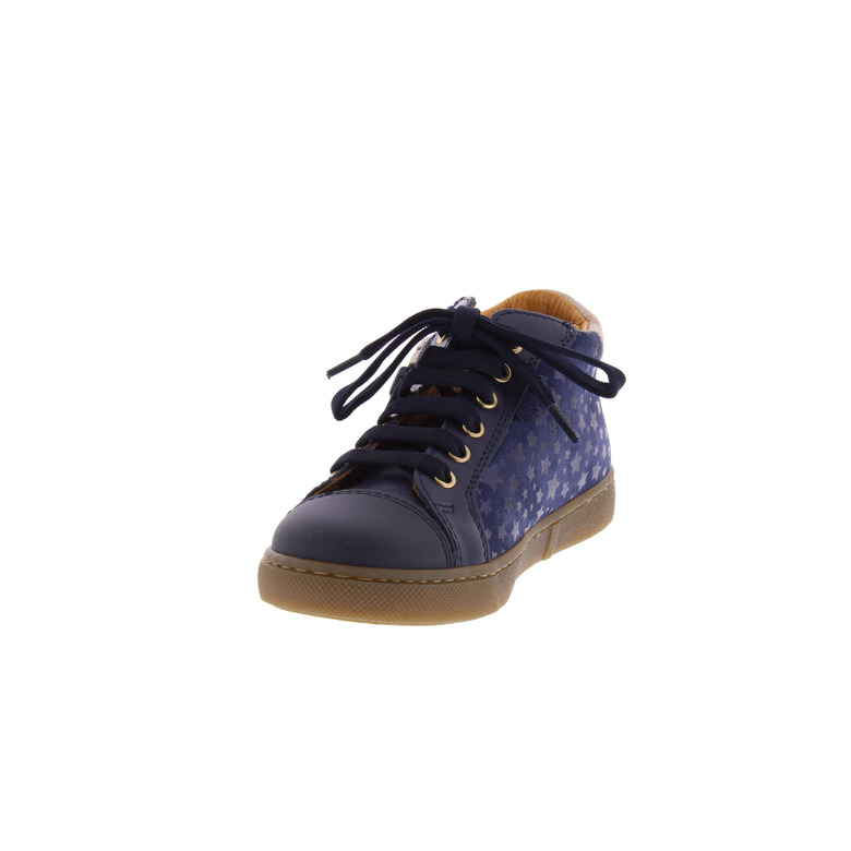 Babybotte chaussures à lacets bleu 3