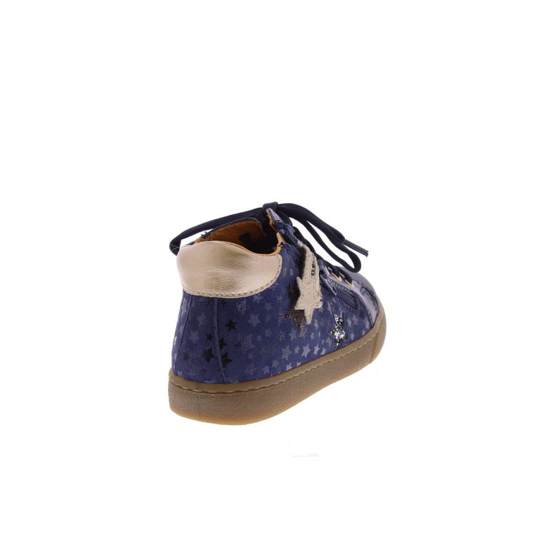 Babybotte chaussures à lacets bleu 4