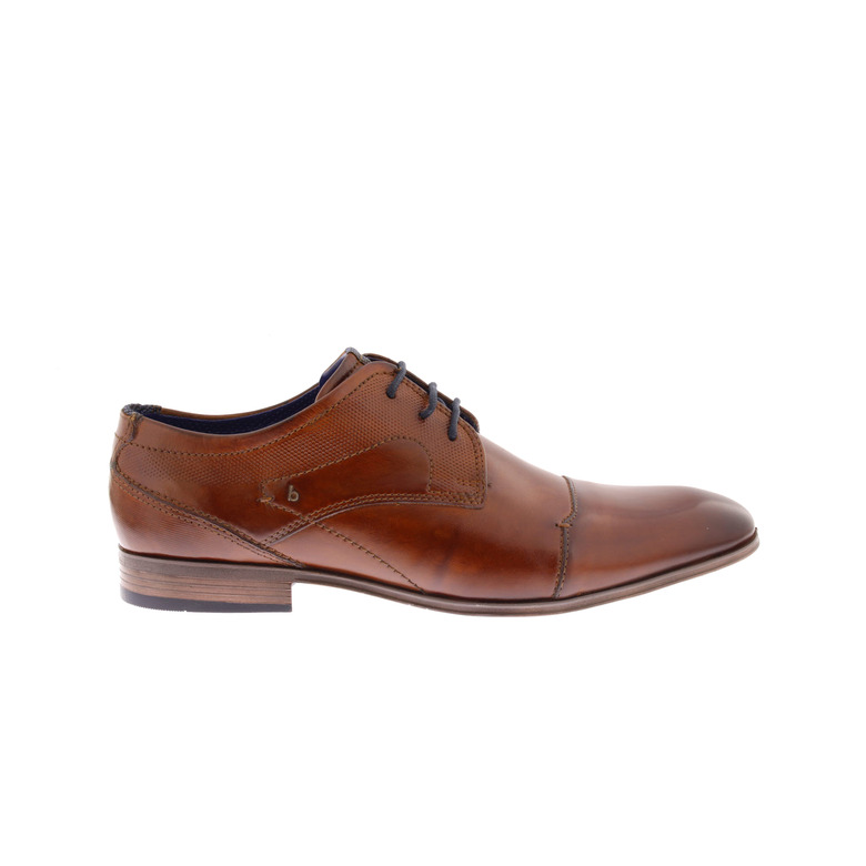 Bugattishoes lace shoes cognac 1