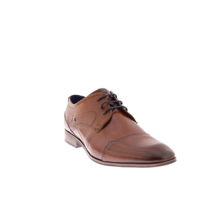 Bugattishoes chaussures à lacets cognac